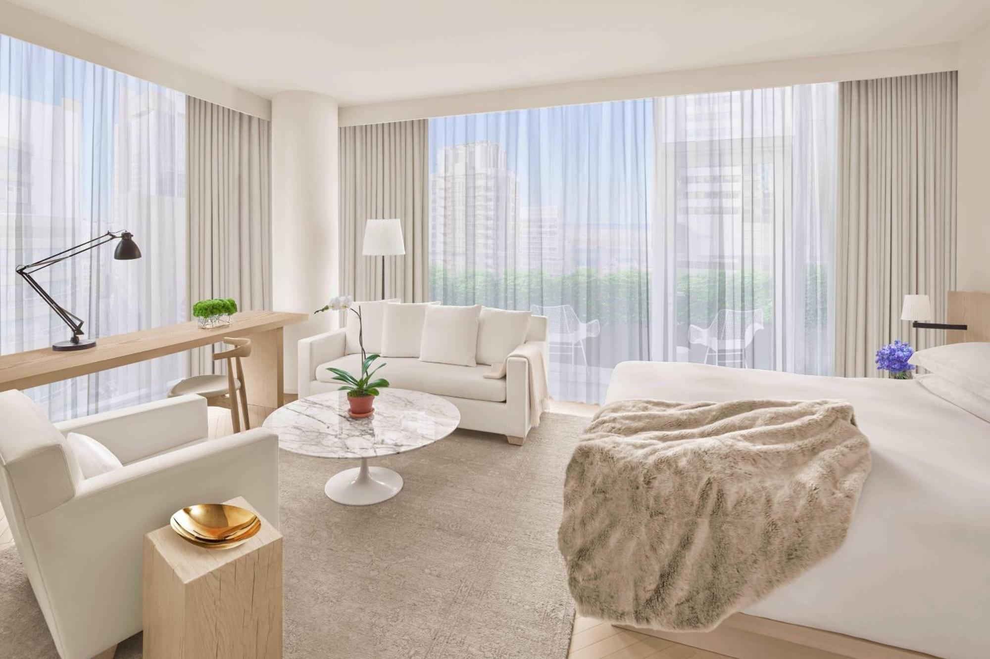 The Times Square Edition New York Luaran gambar A bedroom at The Ritz-Carlton, South Beach
